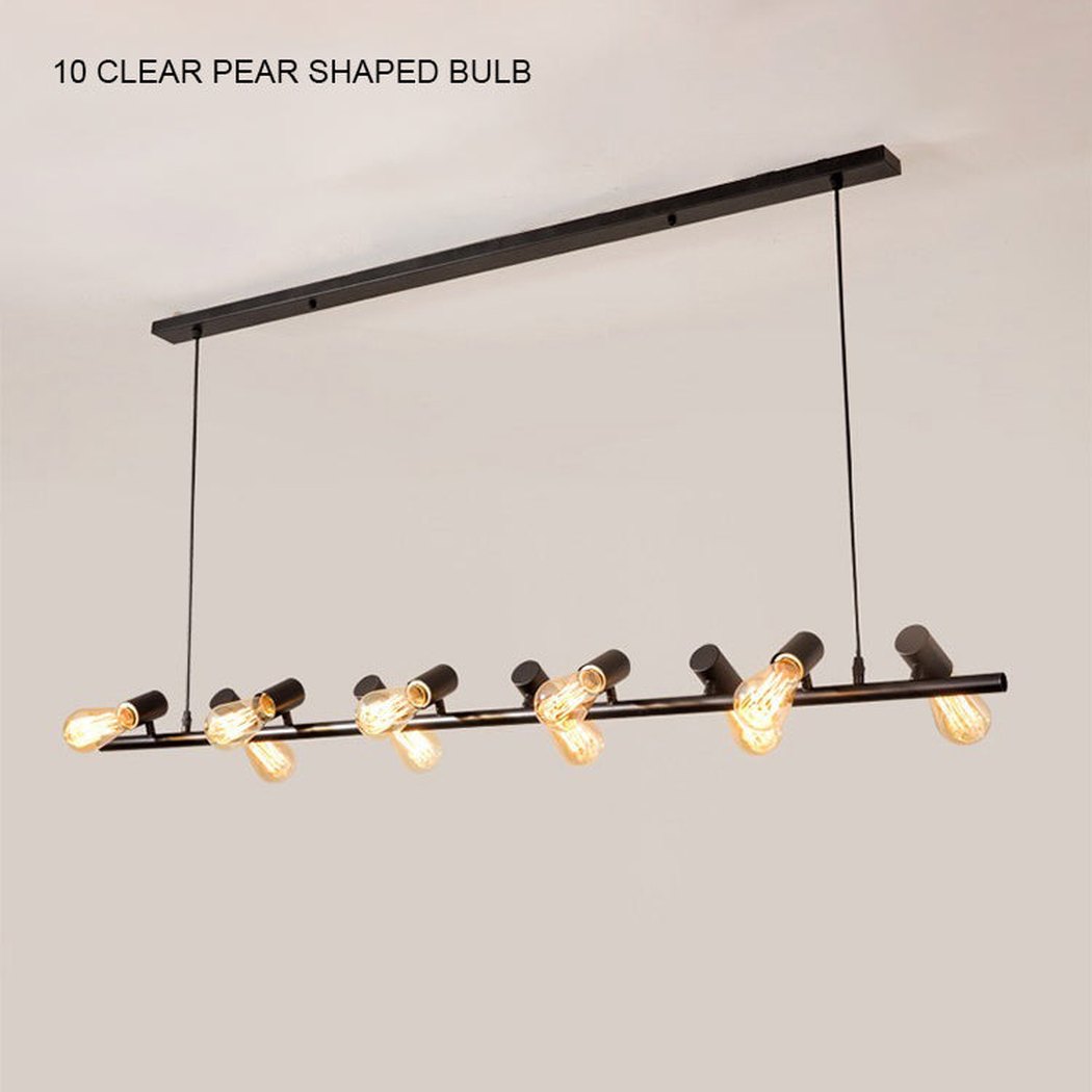 Hanging Doves Kitchen Island Pendant Light - In Black