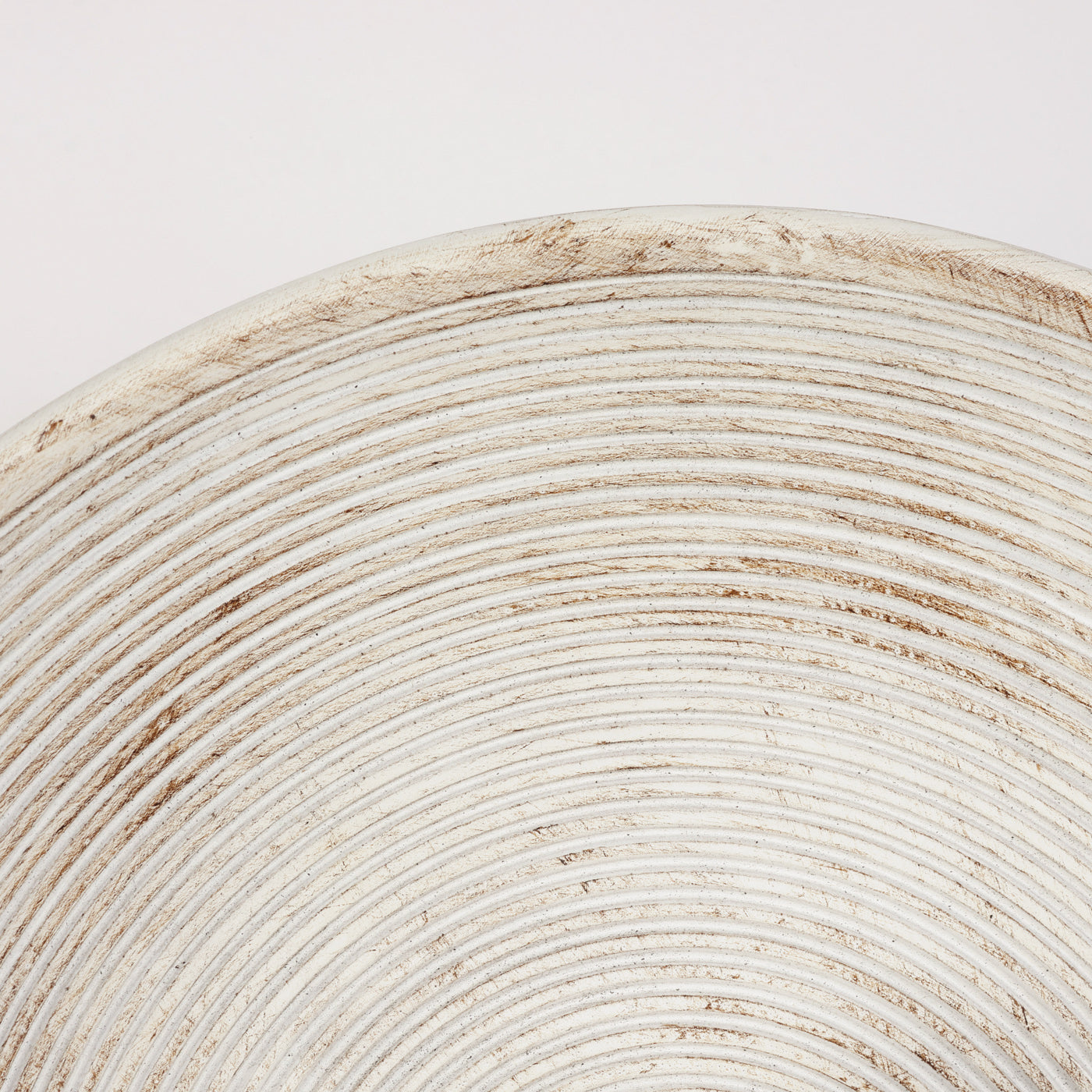 Longleaf Wooden Texture Plate Wall Light In White