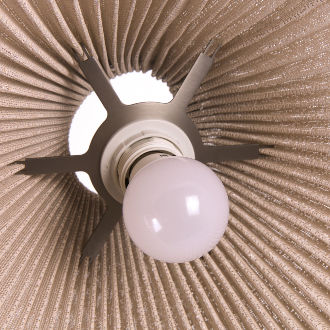 Genoise layered fabric wabi sabi minimalist japandi pendant light