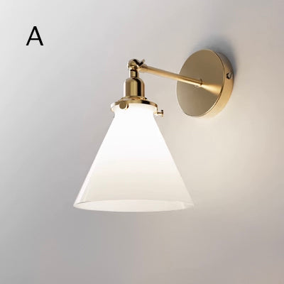 Alabaster French Country Wall Light
