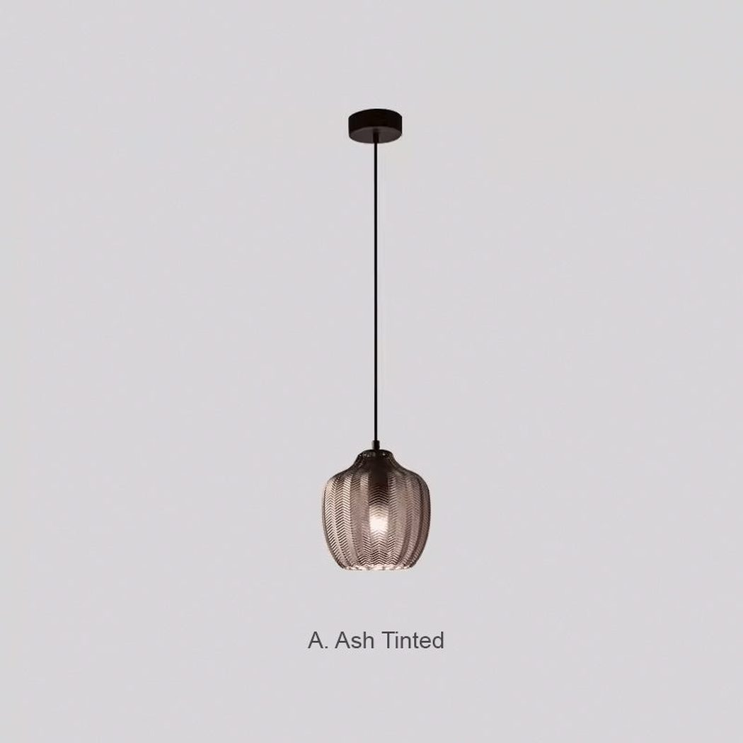 Yui Mid Century Glass Shade Pendant Light