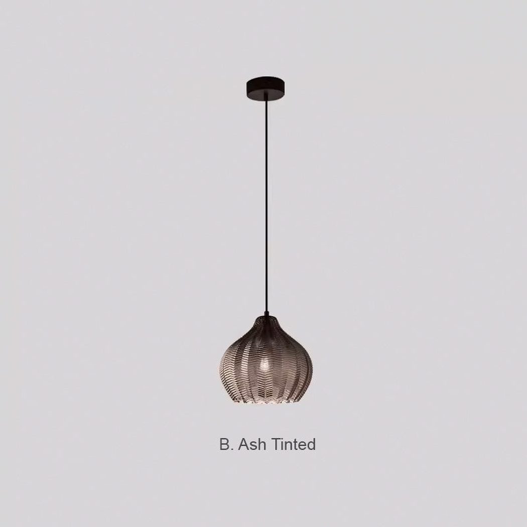 Yui Mid Century Glass Shade Pendant Light