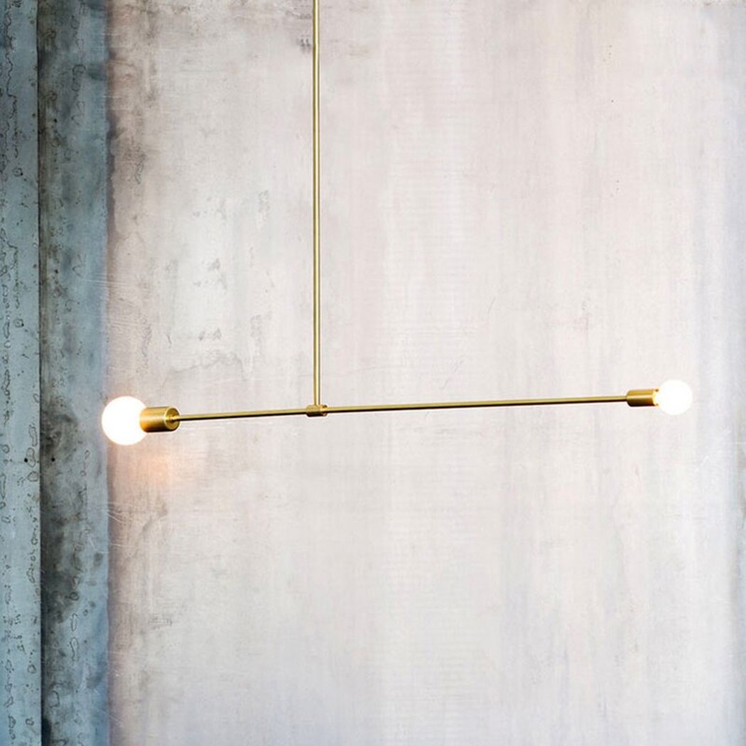 Surry Hills 2 Bulbs Modern Minimalist Line Pendant Light