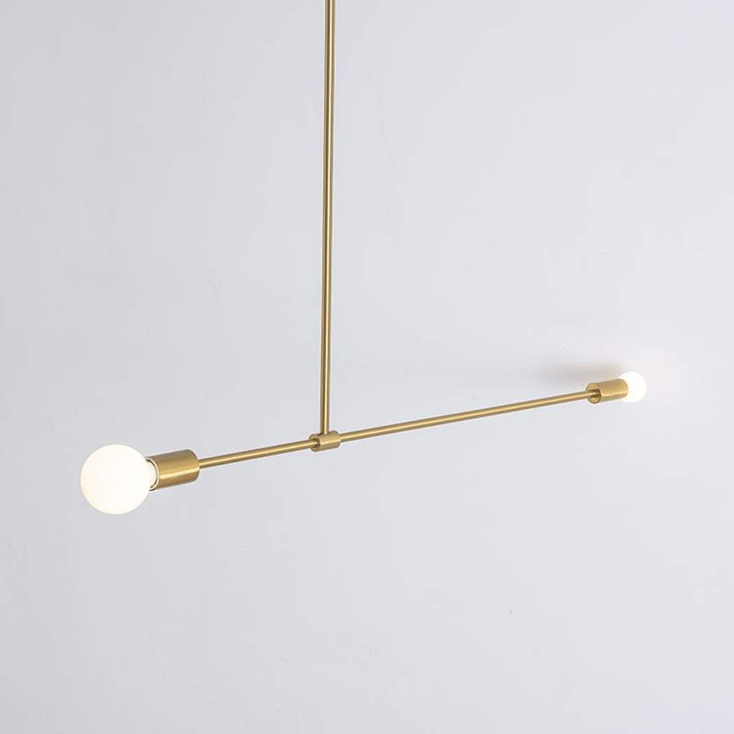 Surry Hills 2 Bulbs Modern Minimalist Line Pendant Light