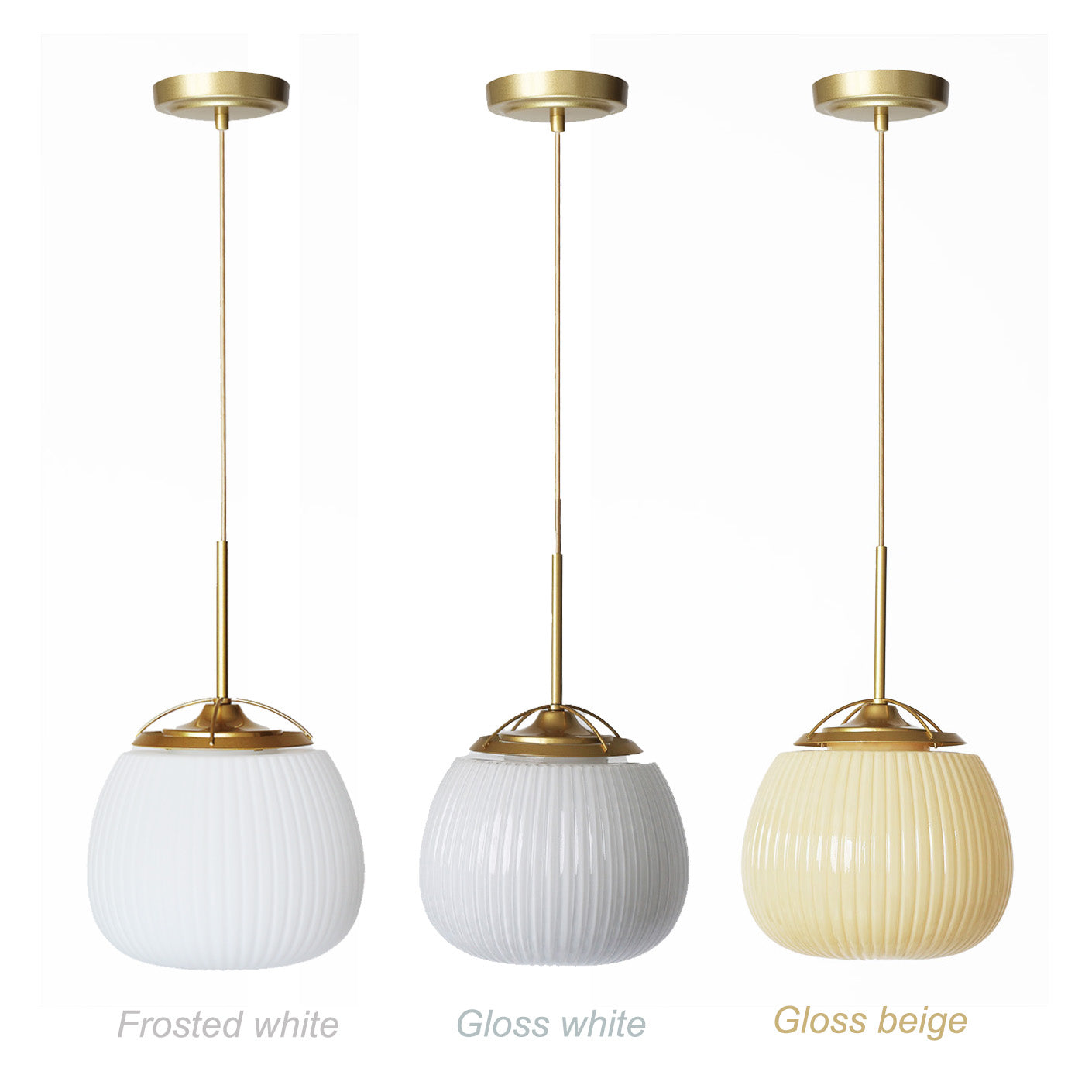 Lenglen Minimalist Art Deco Hanging Pendant Light