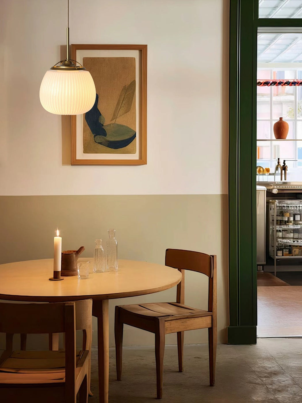Lenglen Minimalist Art Deco Hanging Pendant Light