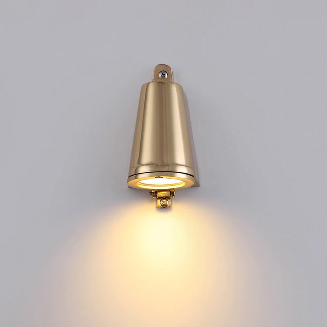 Bluebell Brass Outdoor Rain Proof Wall Light