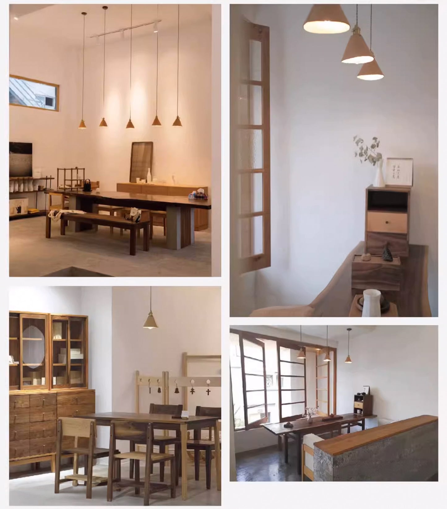 Porter Leather Cone Shade Brass Fitting Pendant Light