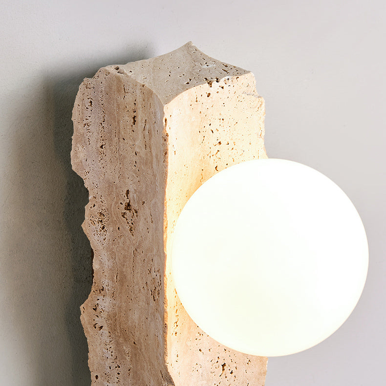 Sonoma Chisel Wabi Sabi Stone Wall Light / Sconce