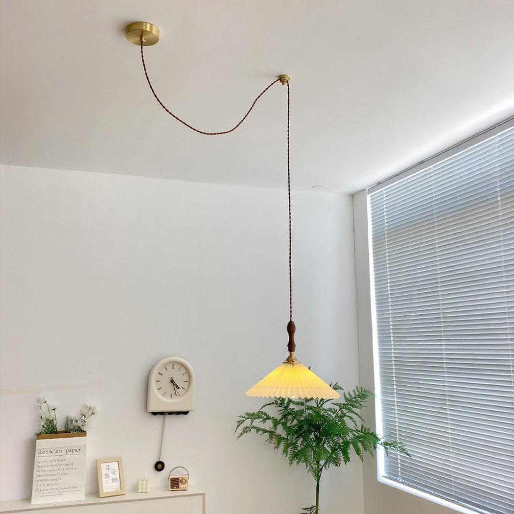 Milled Brass Hanging Cable Ceiling Clip