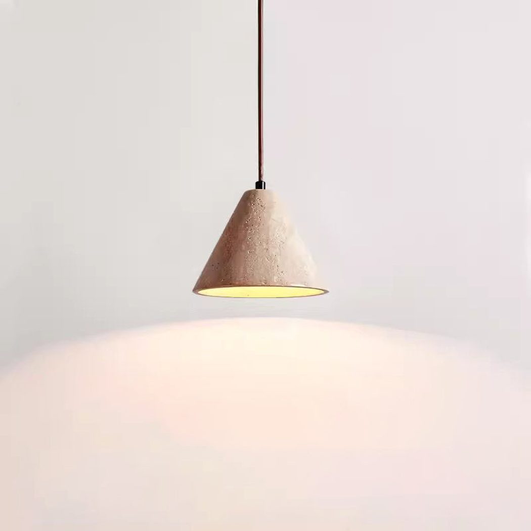 Sonoma Wood And Stone Minimalist Pendant Lights