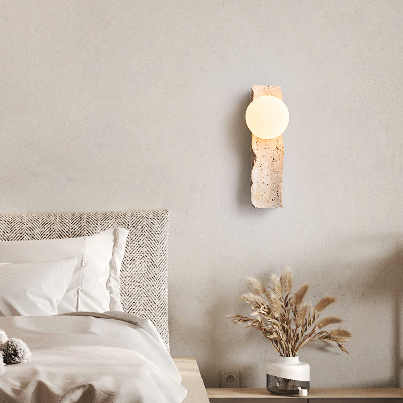 Sonoma Chisel Wabi Sabi Stone Wall Light / Sconce