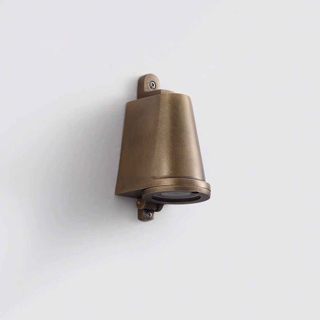 Bluebell Brass Outdoor Rain Proof Wall Light