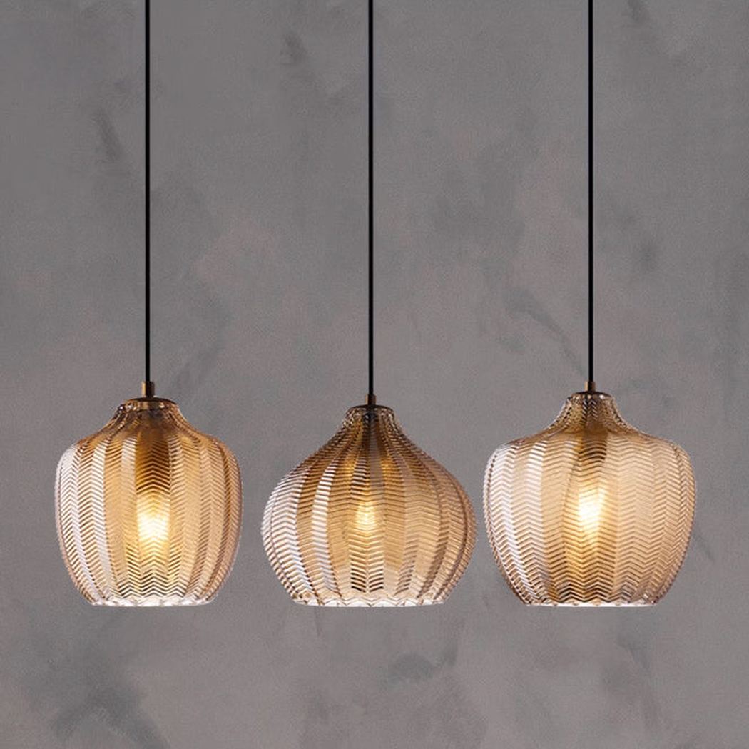 Yui Mid Century Glass Shade Pendant Light