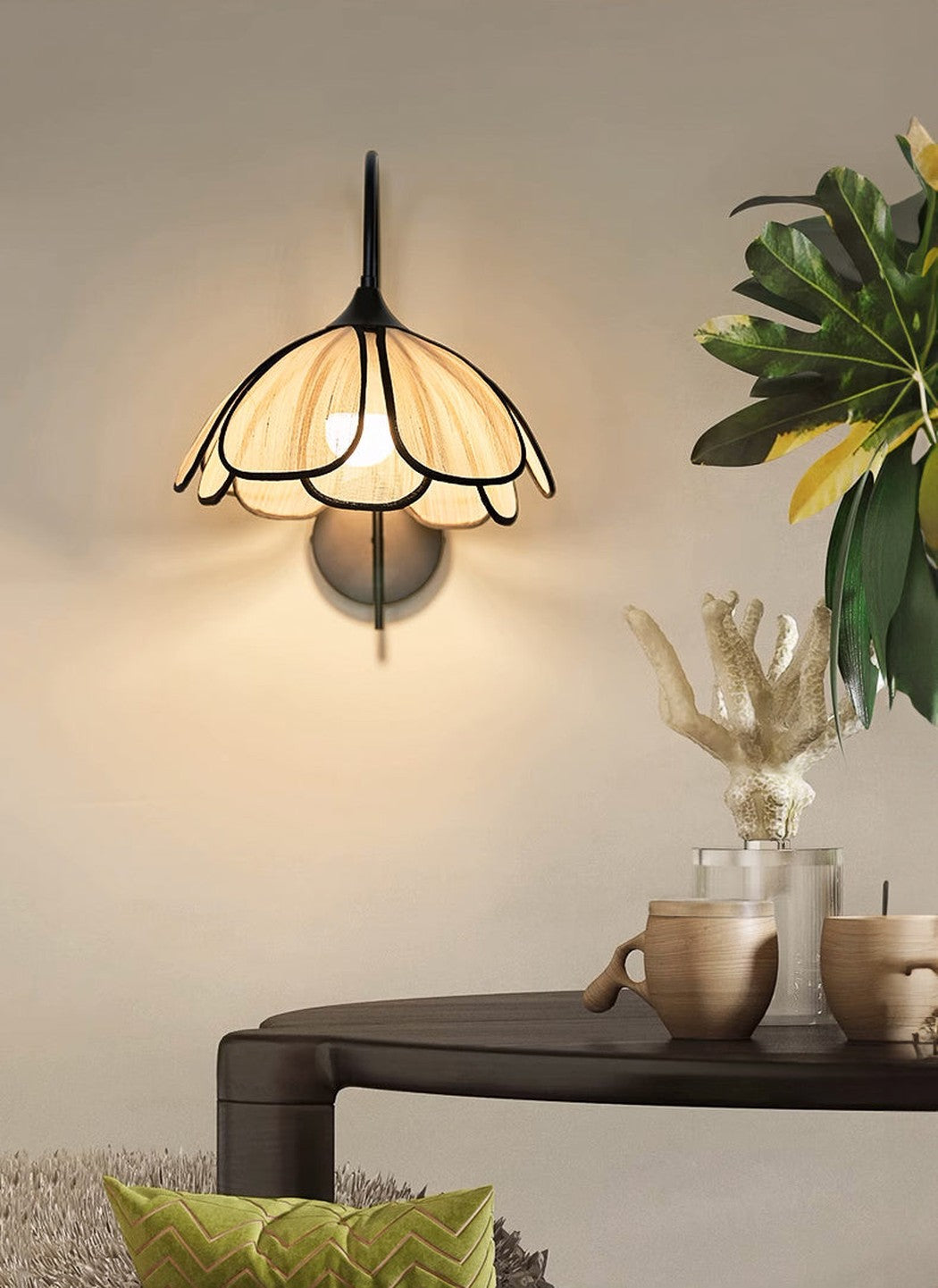 Lillian Mesh Hemp Wall Light Sconce
