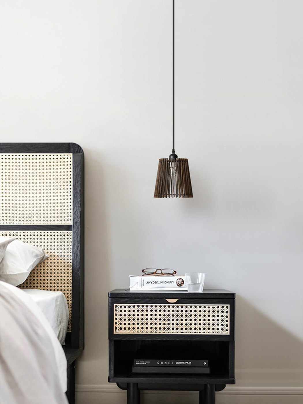 Kaho Wooden Shade Japandi Pendant Light