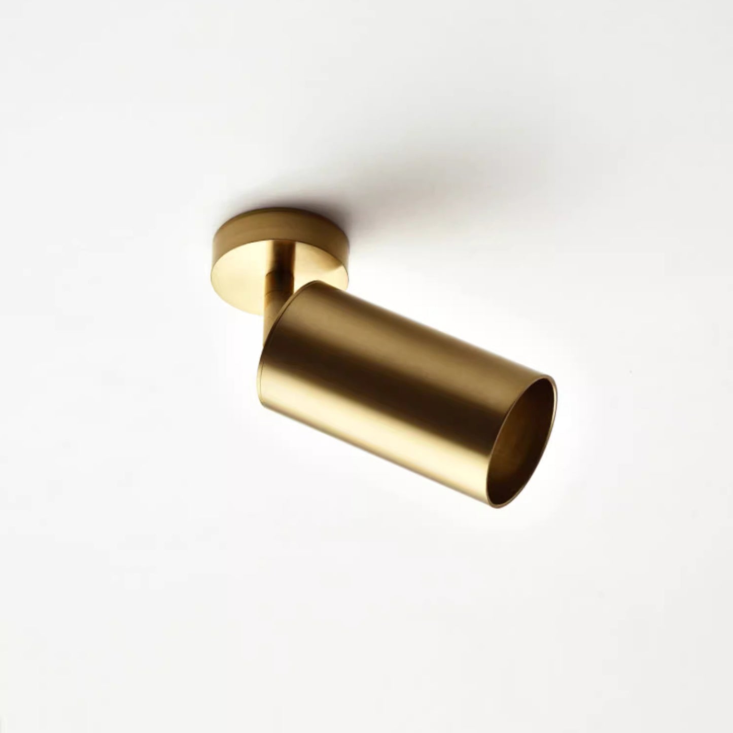 Lux Minimalist Line suspended rod spot light - in brass