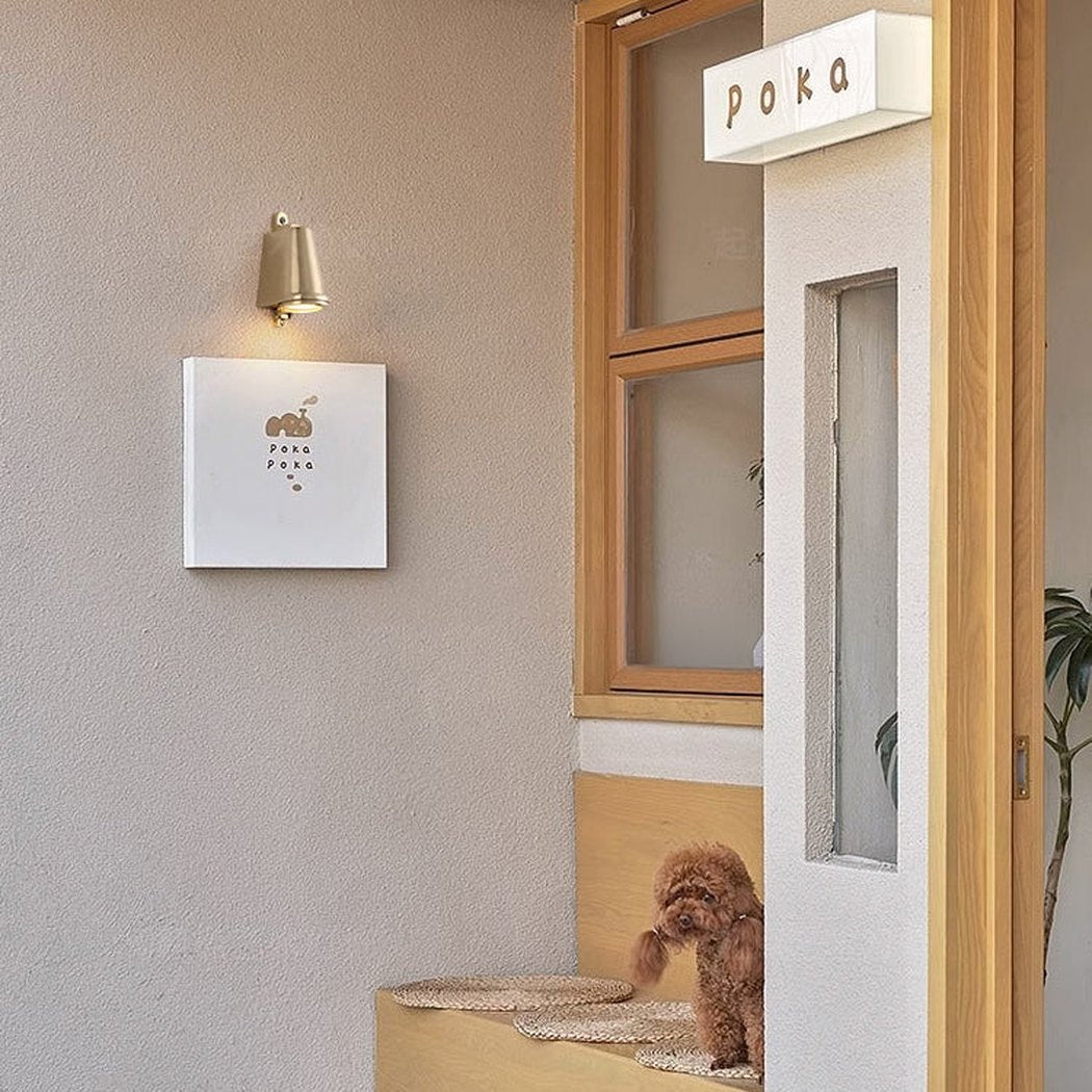Bluebell Brass Outdoor Rain Proof Wall Light