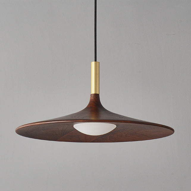 Ligno Walnut Wood Pendant Light