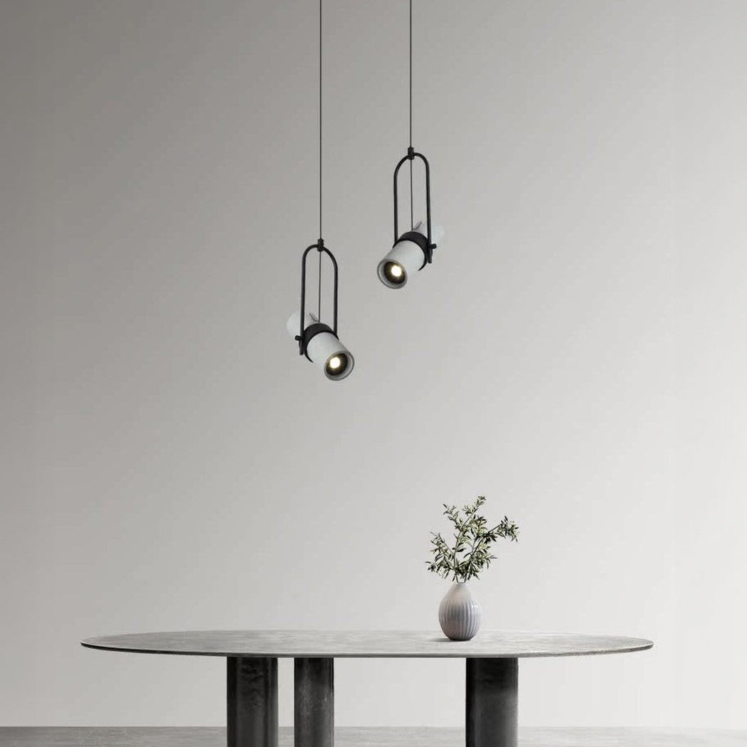 Basel Concrete Swivel Arm Minimalist Pendant Light