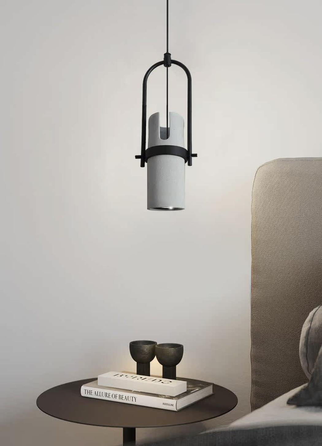 Basel Concrete Swivel Arm Minimalist Pendant Light