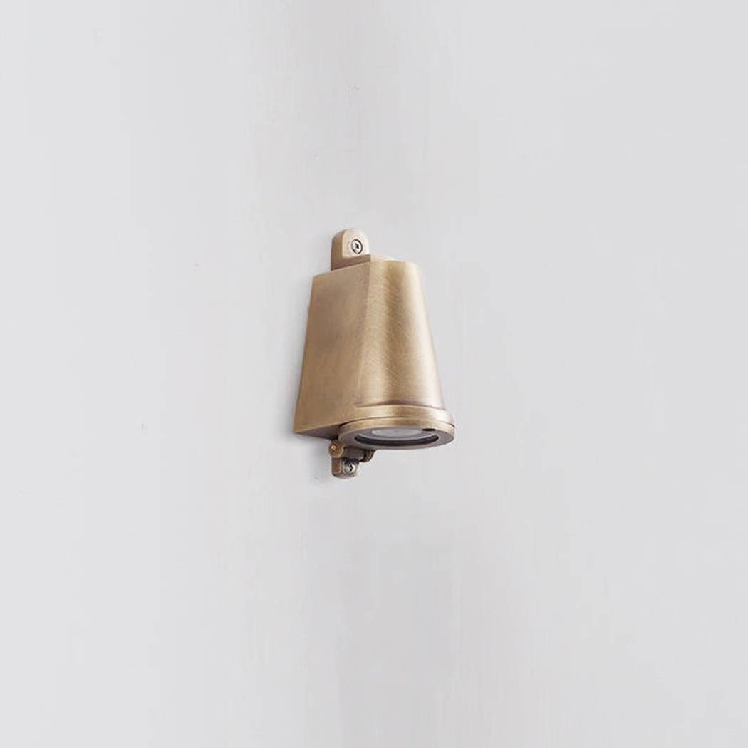Bluebell Brass Outdoor Rain Proof Wall Light