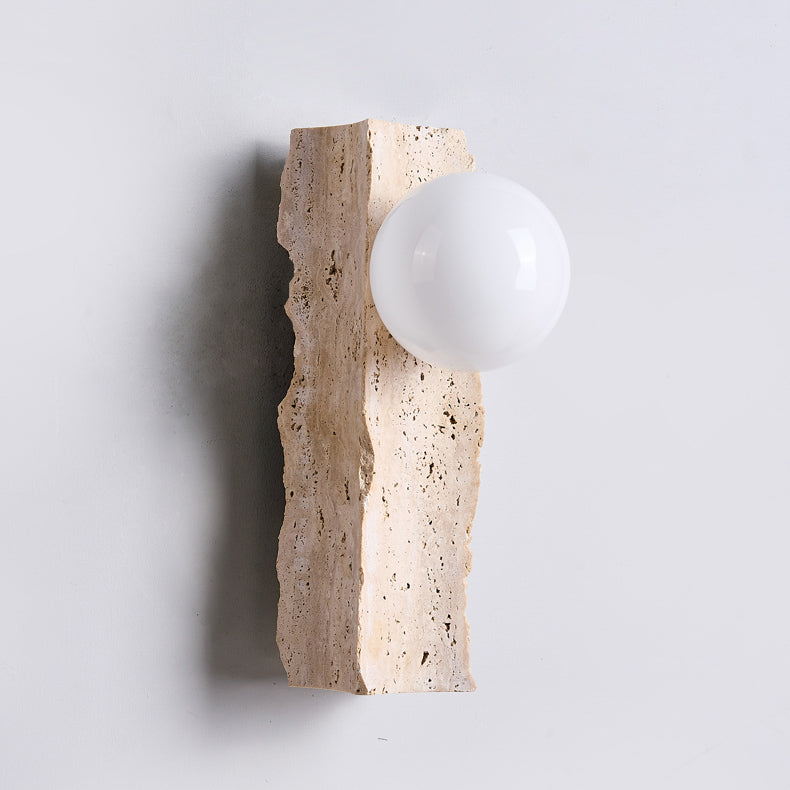 Sonoma Chisel Wabi Sabi Stone Wall Light / Sconce