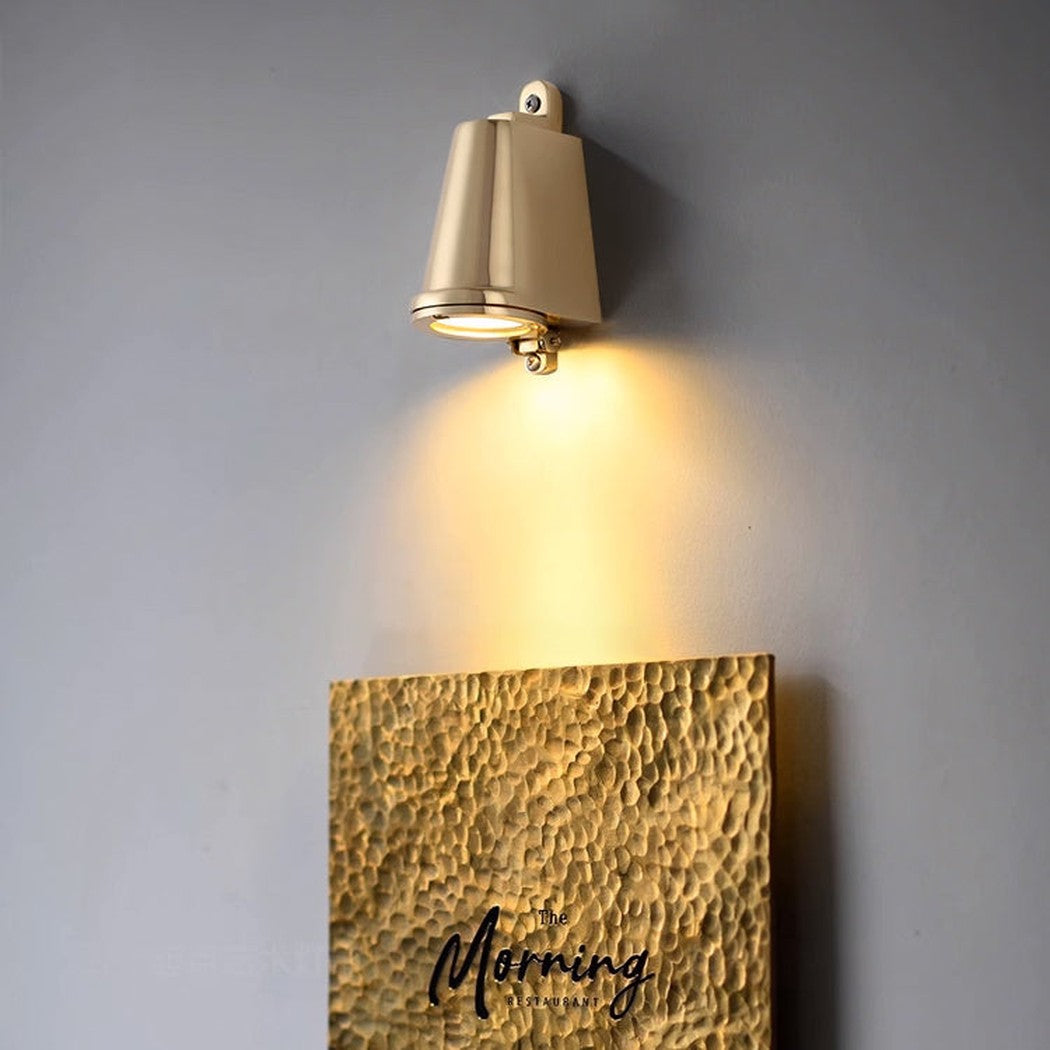 Bluebell Brass Outdoor Rain Proof Wall Light