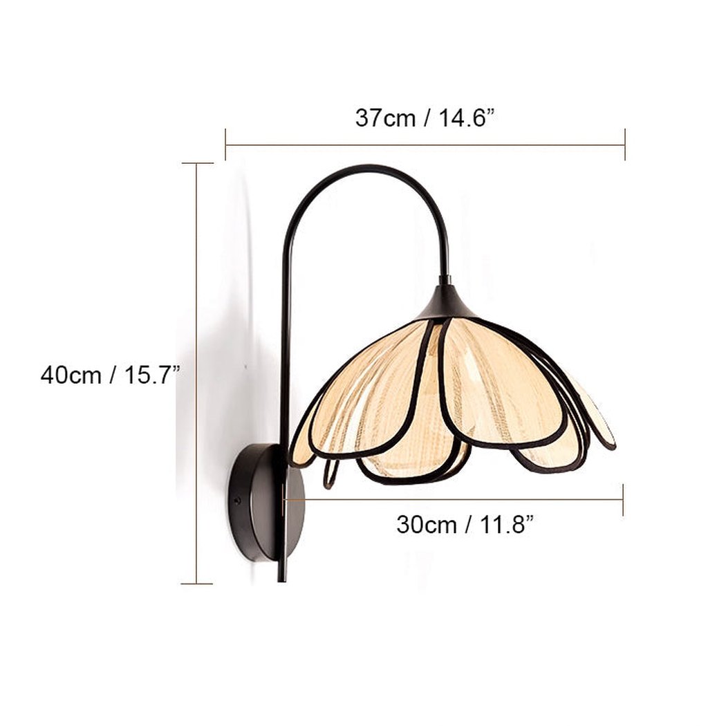 Lillian Mesh Hemp Wall Light Sconce