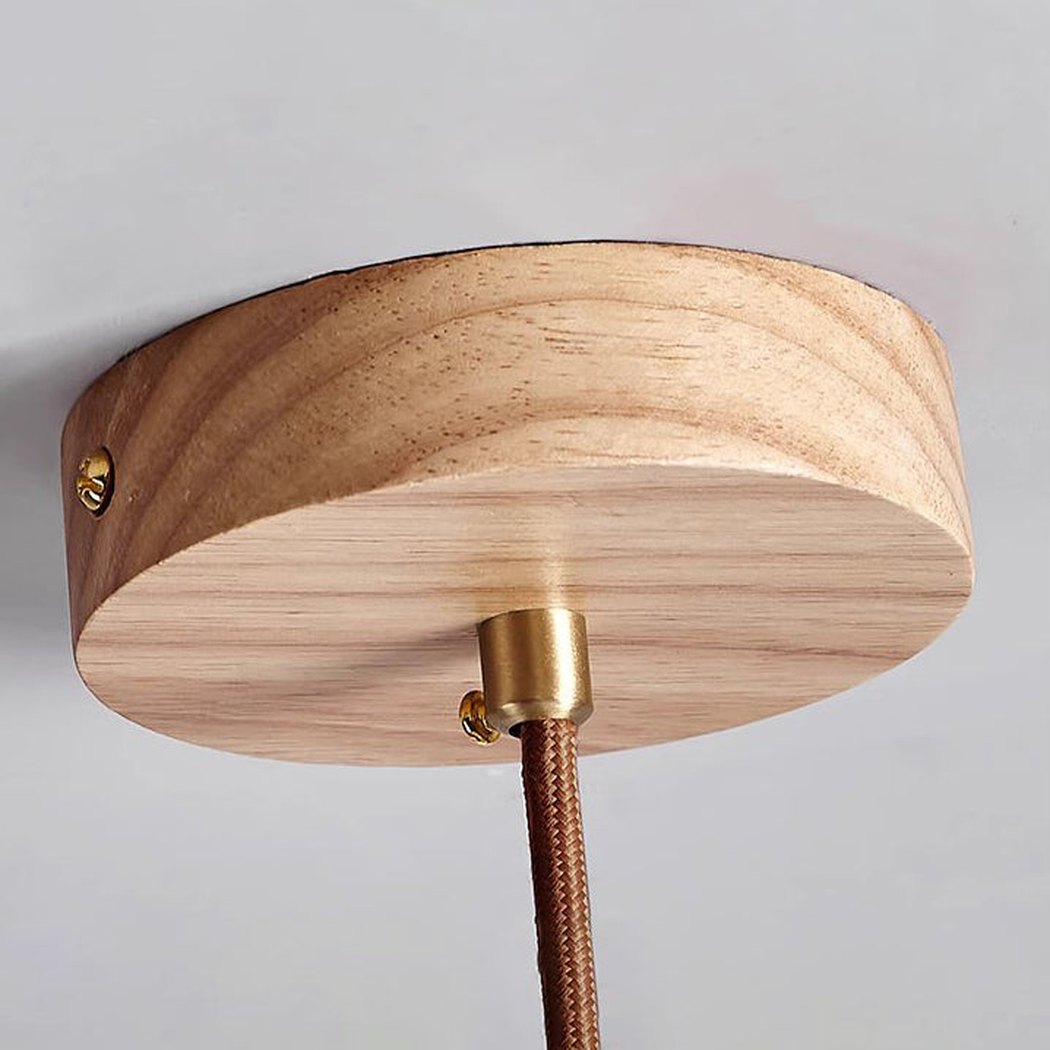 Ashwood Wooded Scandi Japandi Pendant Light