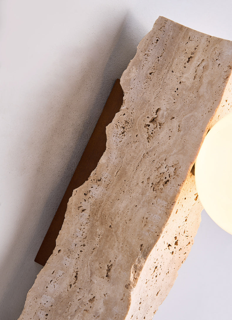 Sonoma Chisel Wabi Sabi Stone Wall Light / Sconce