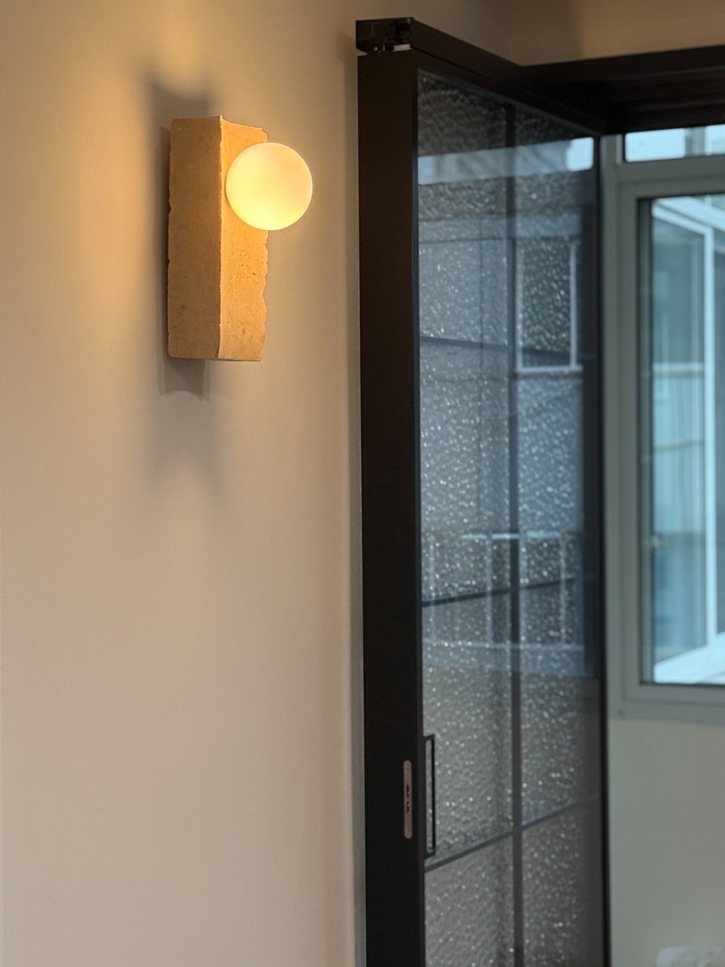Sonoma Chisel Wabi Sabi Stone Wall Light / Sconce