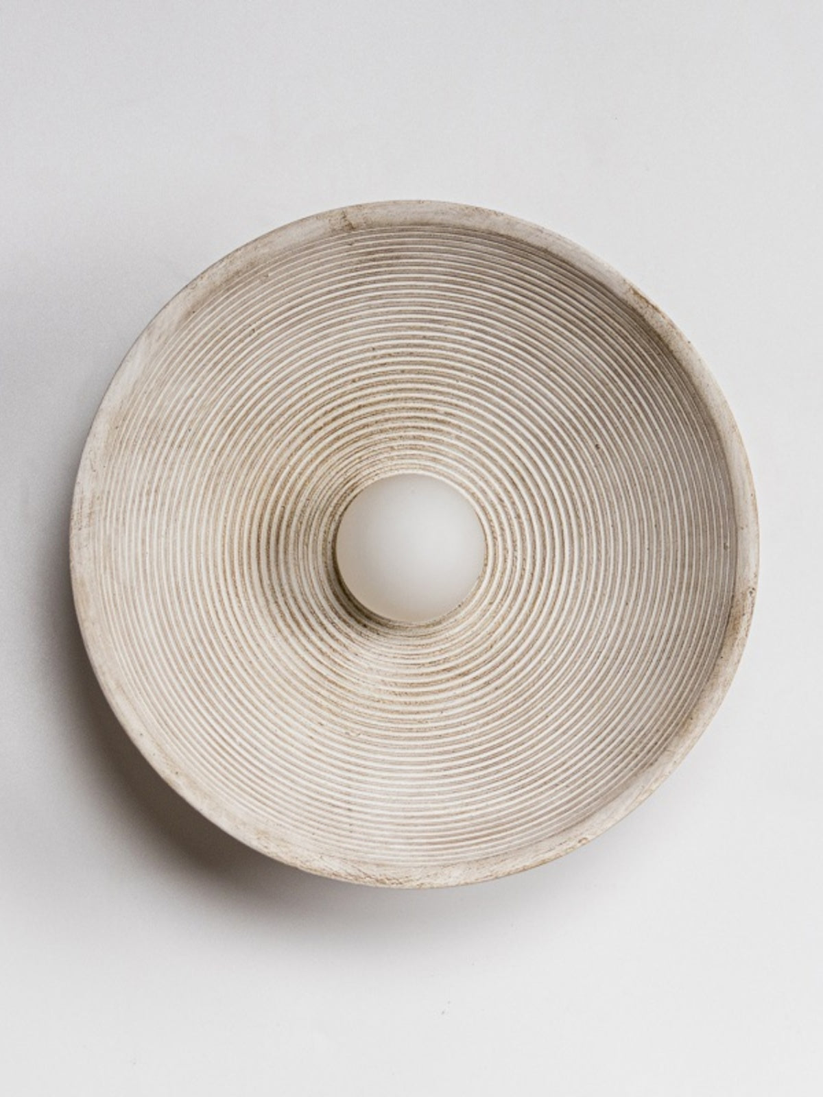 Longleaf Wooden Texture Plate Wall Light In White