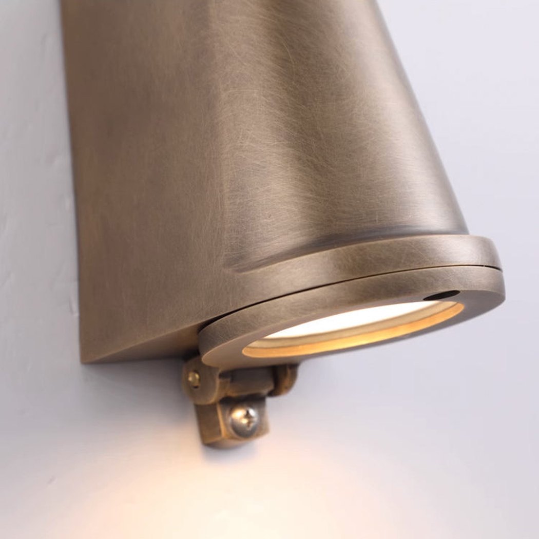 Bluebell Brass Outdoor Rain Proof Wall Light
