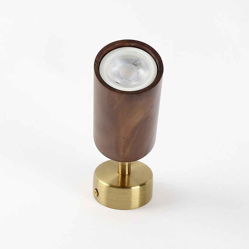 Lux Natural Wood Minimalist Spot Light / Wall Light