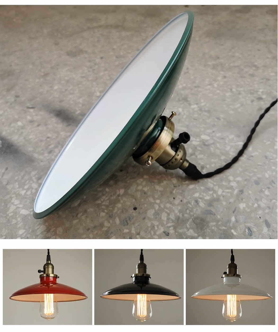 Allen Industrial Vintage Pendant Light