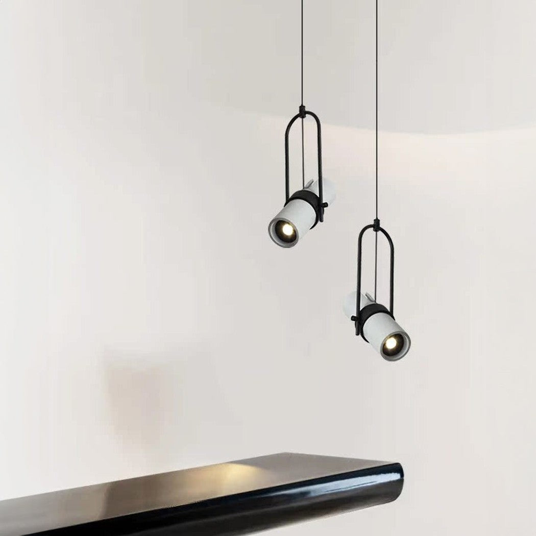 Basel Concrete Swivel Arm Minimalist Pendant Light