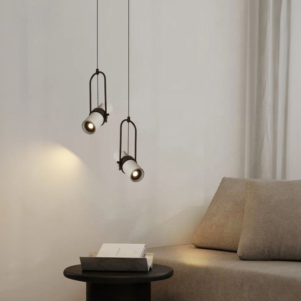 Basel Concrete Swivel Arm Minimalist Pendant Light
