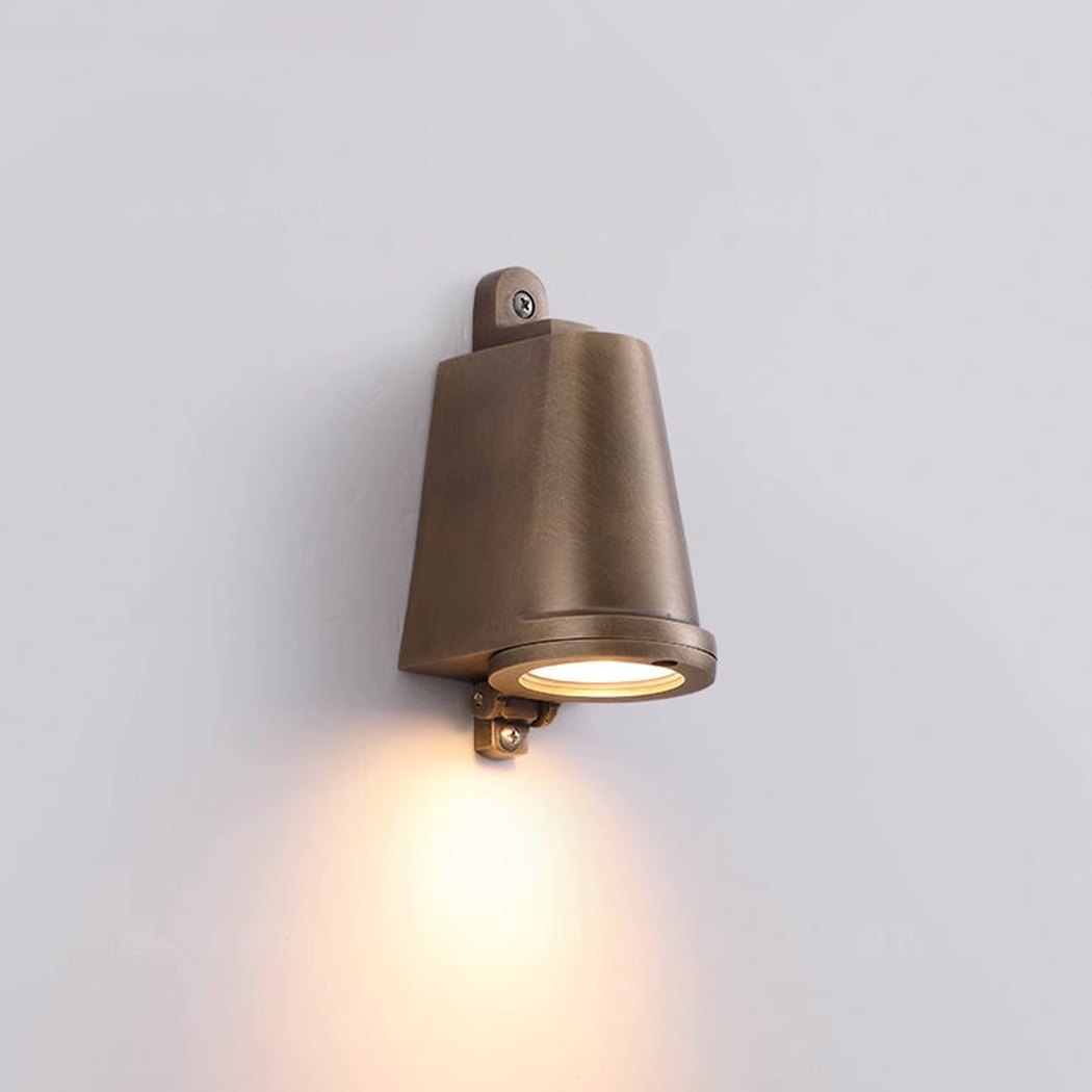 Bluebell Brass Outdoor Rain Proof Wall Light