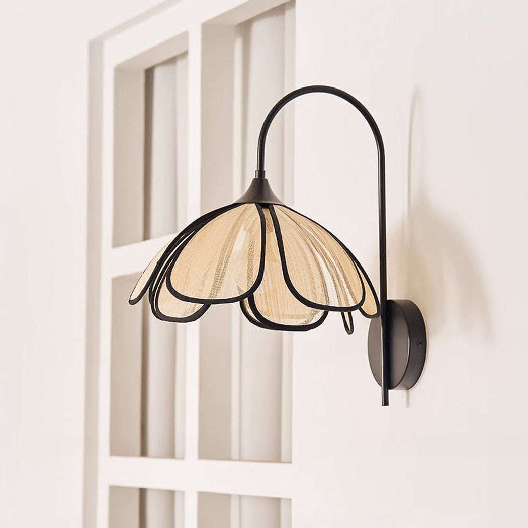 Lillian Mesh Hemp Wall Light Sconce