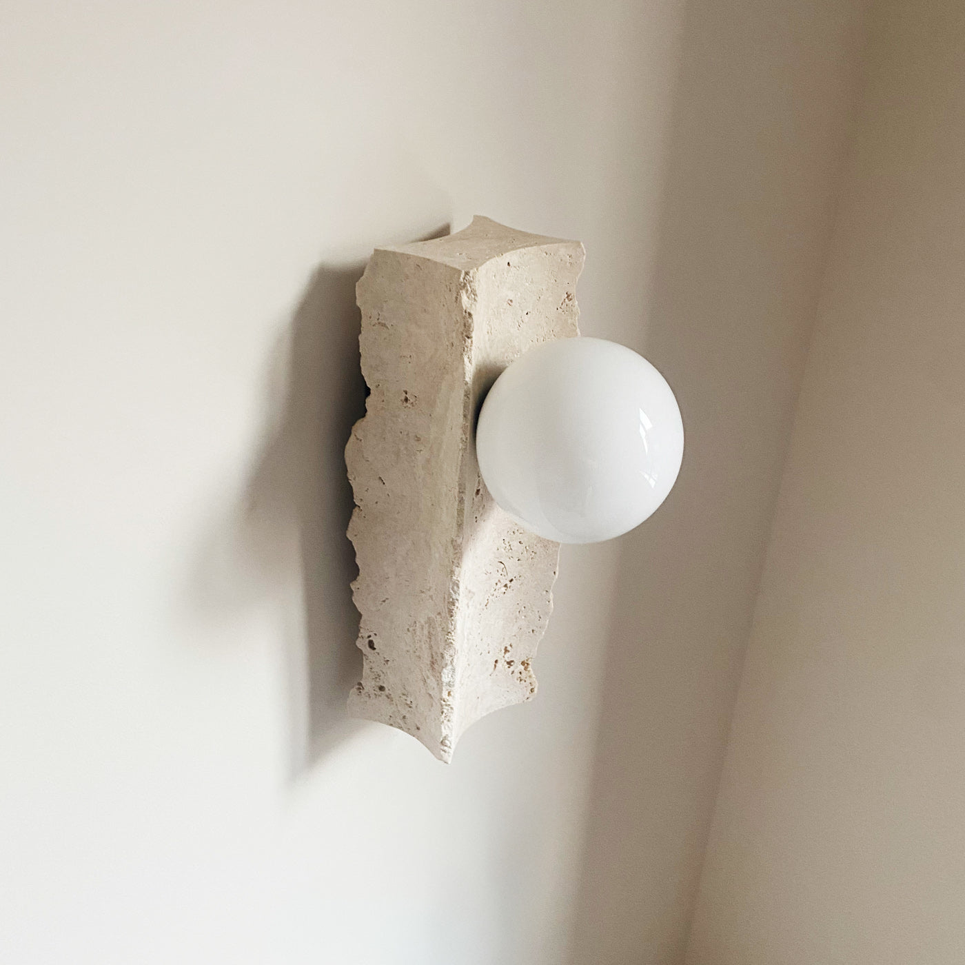 Sonoma Chisel Wabi Sabi Stone Wall Light / Sconce