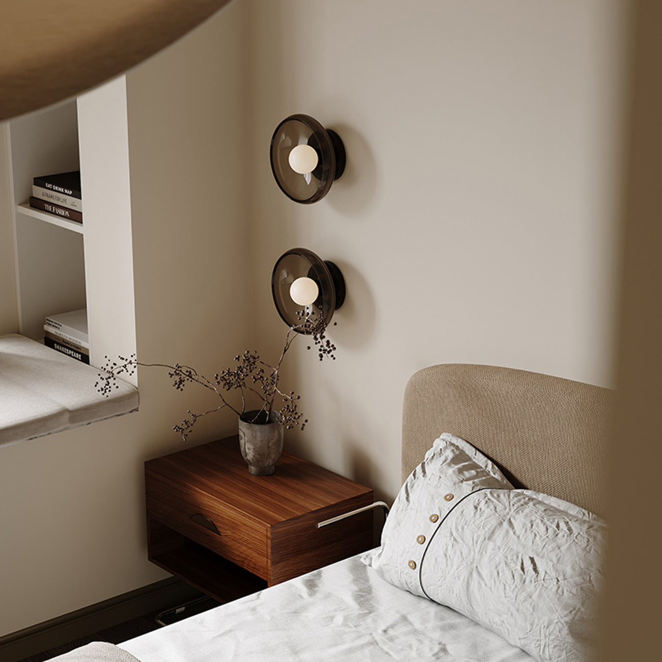 Eclipse Retro Mid Century Ceiling Light / Wall Light