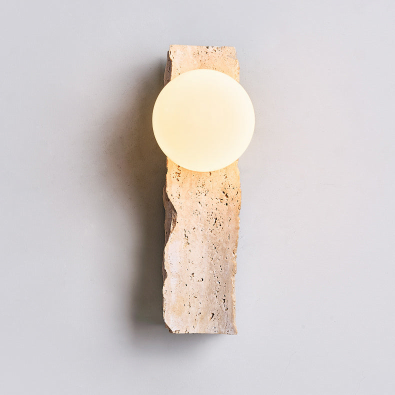Sonoma Chisel Wabi Sabi Stone Wall Light / Sconce