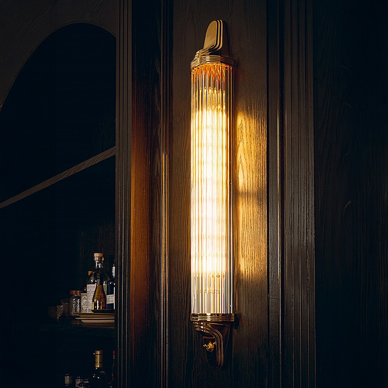 Regis Art Deco Retro Chrome Wall Light