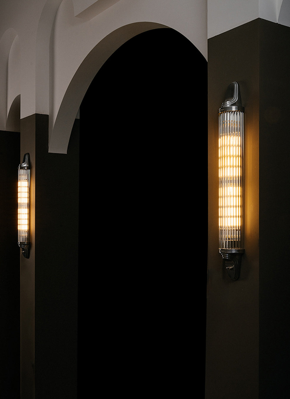 Regis Art Deco Retro Chrome Wall Light