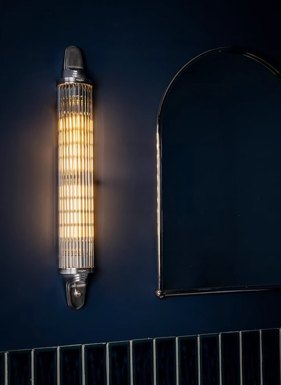 Regis Art Deco Retro Chrome Wall Light