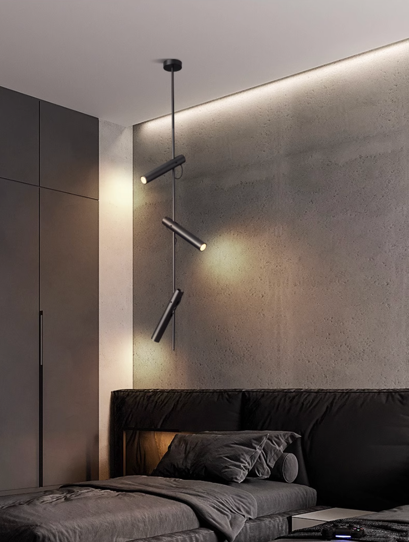 Ansel Minimalist Line Ceiling / Pendant Spot Light