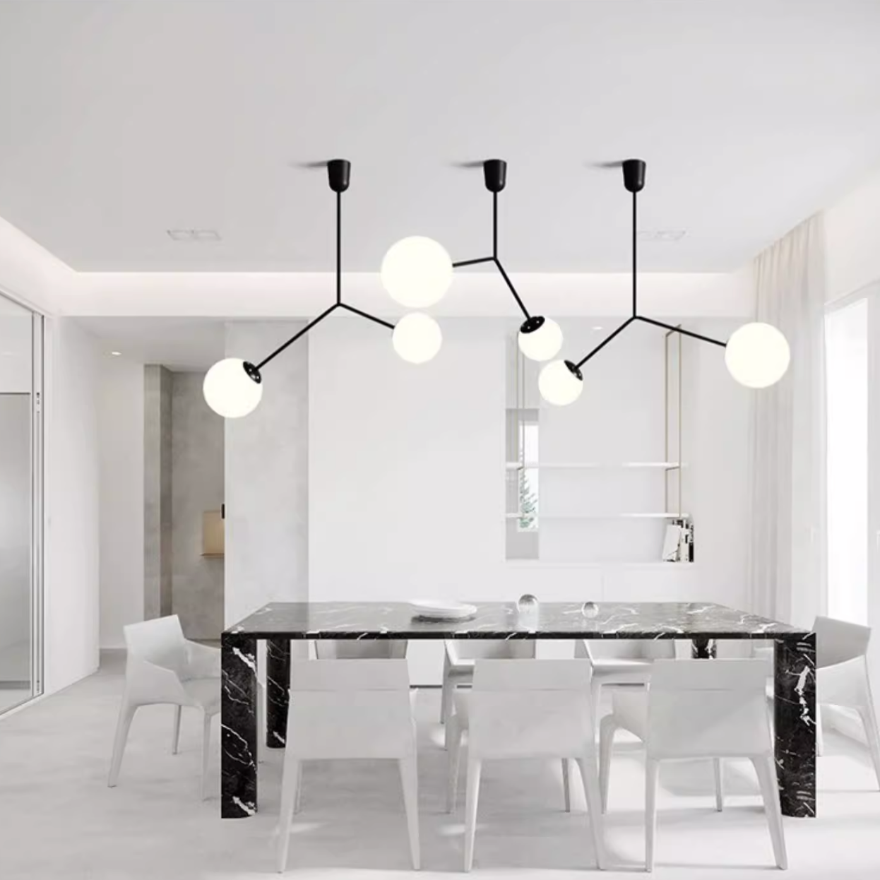 Yuli Minimalist Line Kitchen Island Pendant Light