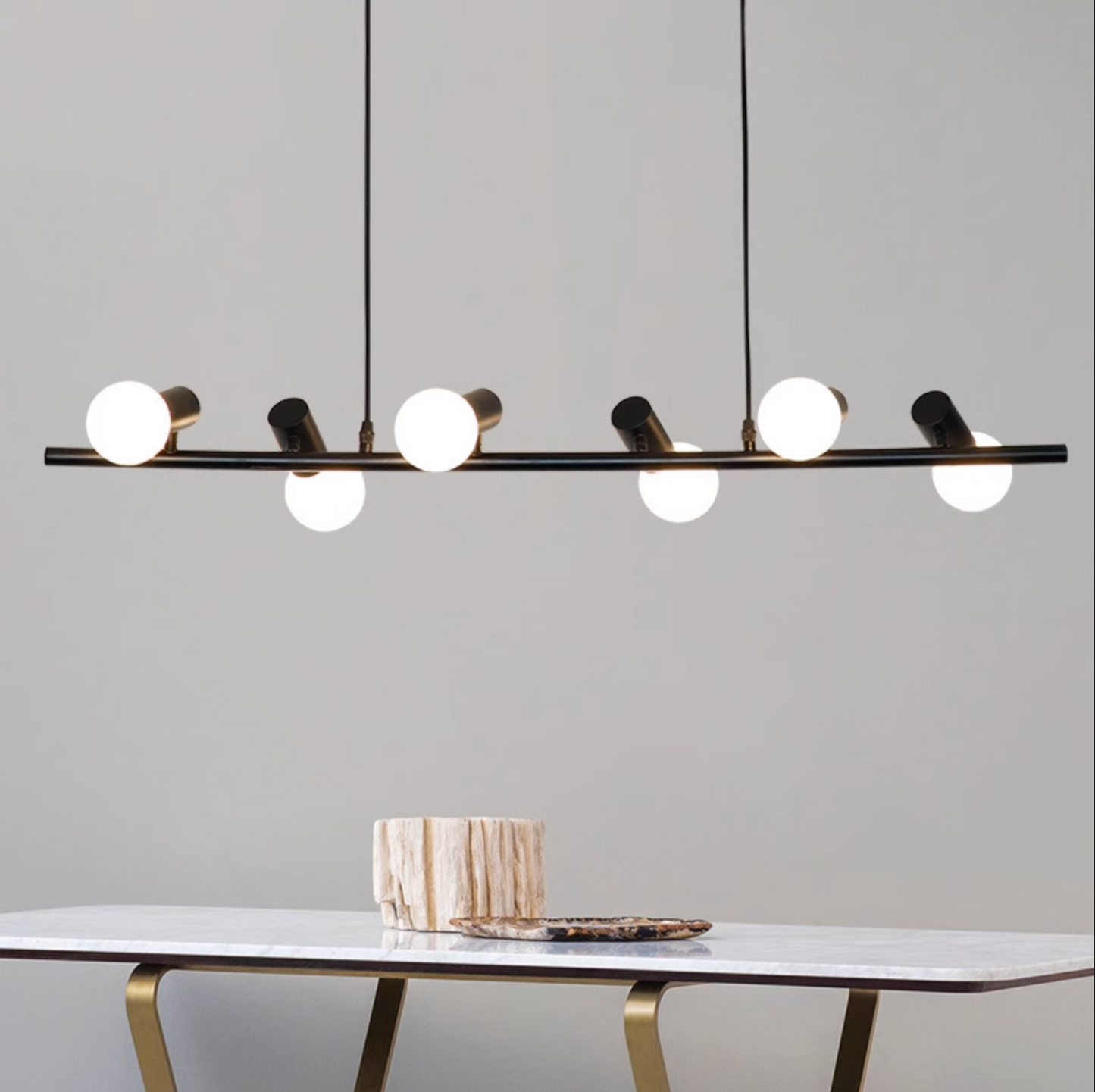 Hanging Doves Kitchen Island Minimalist Line Pendant Light