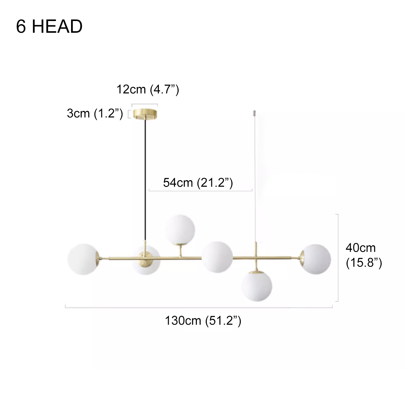 Olive Tree Milky Glass Kitchen Island line pendant light